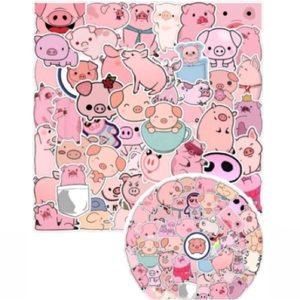 Assorted Pig Stickers 🐷 - Picture 5 of 5